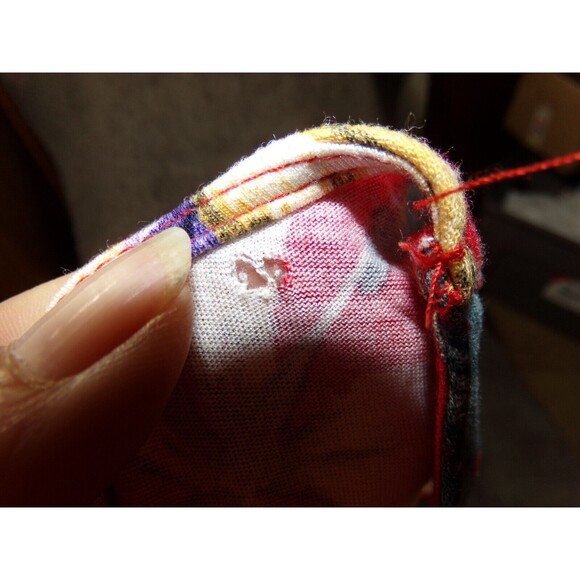 Lascana Venus Red tropical Floral Dress Midi Short Sleeve Day Dress Womens Small - Picture 9 of 13